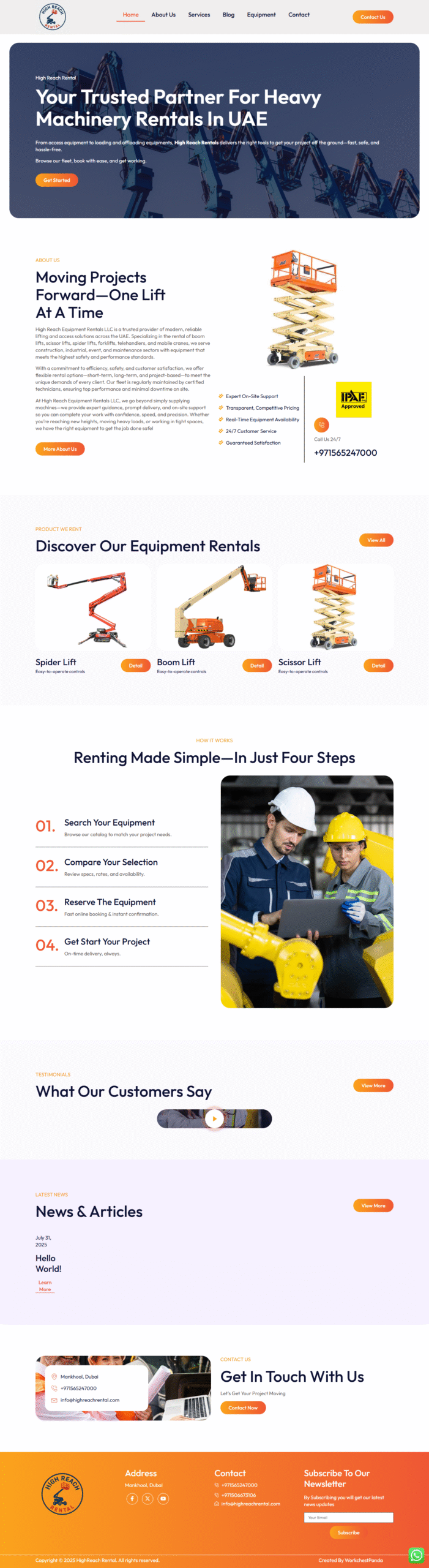HighReachRental.com